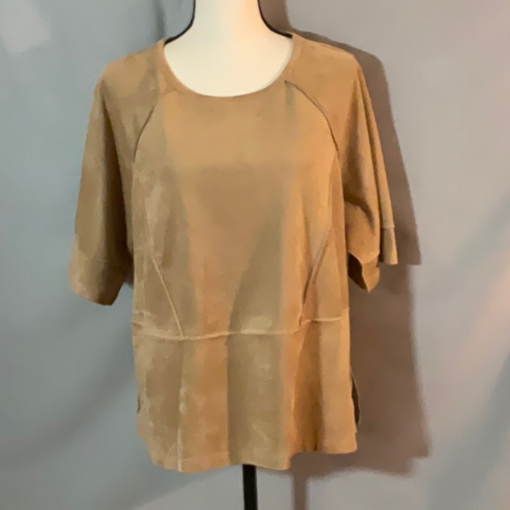 TRU LUXE Jeans SuedeLike Top